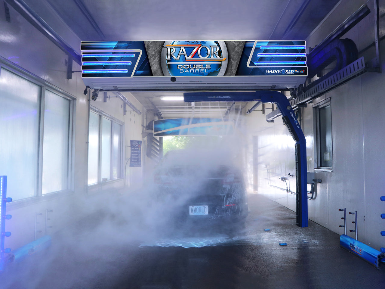 Automatic Wash Bay - Razor Double Barrel Parts – Shiners Car Wash Systems