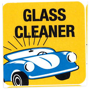 Decal - Vendor Insert - Glass Cleaner