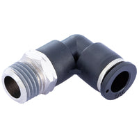 Push Lock Elbow - 3/8" x 1/4" M