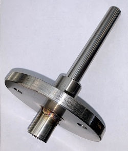 Shaft - Wheel Brush Spindle & Flange - for NORD motor
