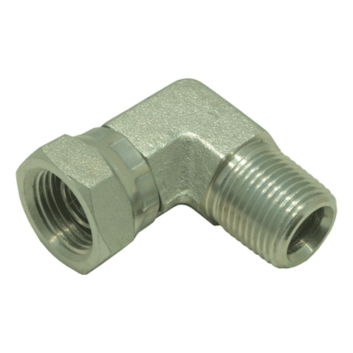 Hose Adaptor - 90 deg. 3/8" M x 3/8" F