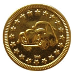 Tokens - Brass 22.87mm
