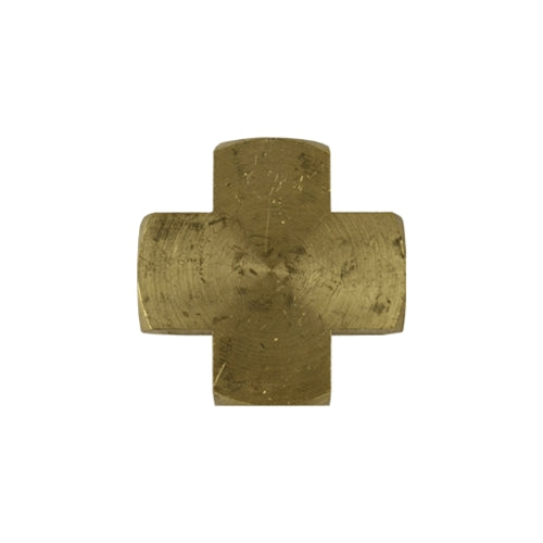 Cross - Pipe Female 1/4" Brass