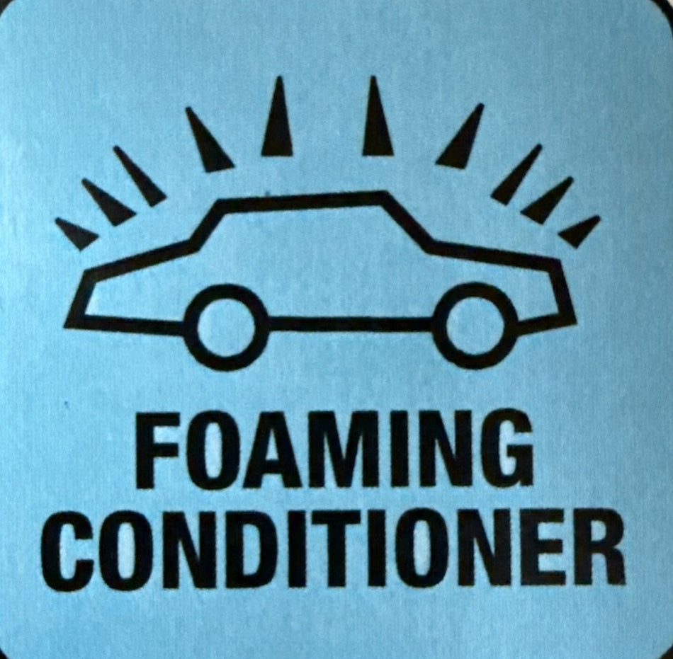 Decal - Bay Function Insert - Foaming Conditioner