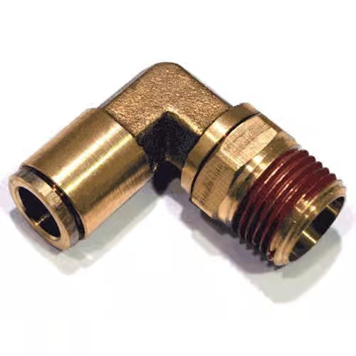 Swivel Male Elbow - 3/8"T X 3/8" M Swivel - Brass