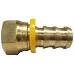 Pushlock F Dead Swivel - 3/4" Hose Barb X 3/4" F Pipe - Brass