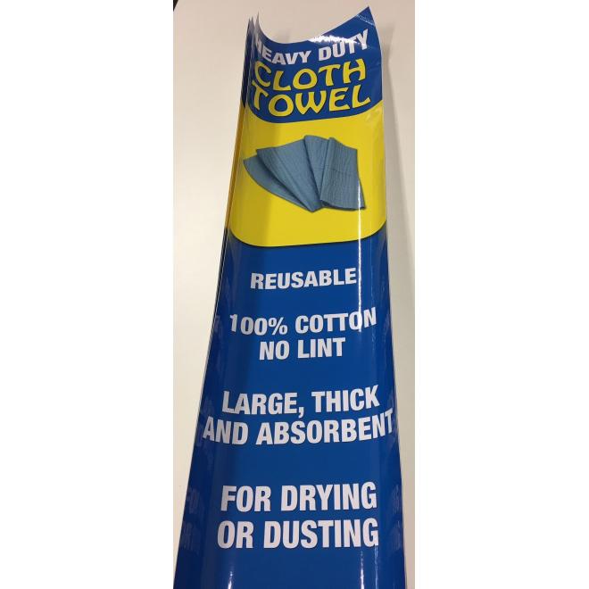 Decal - Cloth Towel Blue