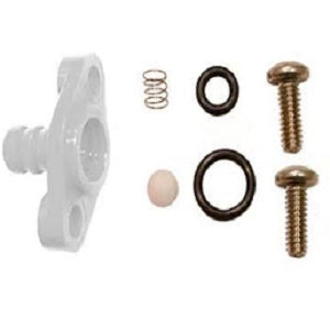 Nozzle and Barb Kit - Single Barb Rocket Chemical Injector 1.1GPM White  Dema