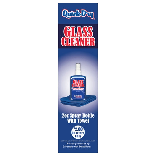 Decal - Quick Dry Glass Cleaner/Btl - Single Column