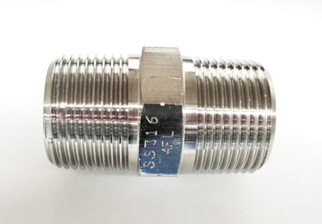 Nipple - 1" MXM NPT - SS