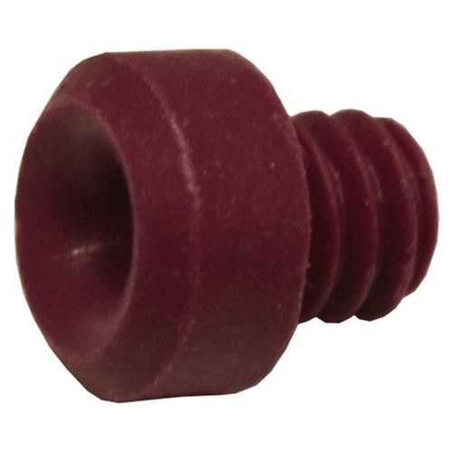 Tip - Metering for 1/4" Barb Burgundy DEMA