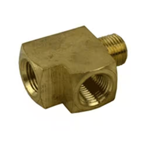 Street Pipe Tee - 1/2"M x 1/2"F x 1/2"F - Brass