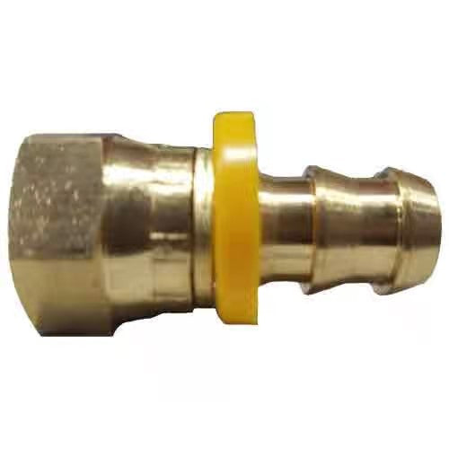 Push Lock Flare - SAE 45 F Swivel - 1/2" x 1/2" - Brass