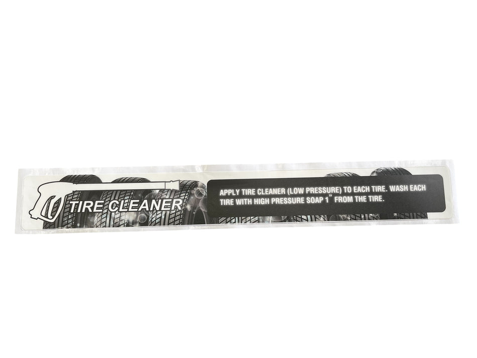 Menu Strip - Tire Cleaner
