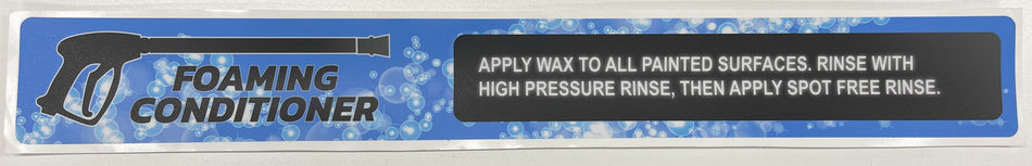 Menu Strip - LP Foam Wax Conditioner