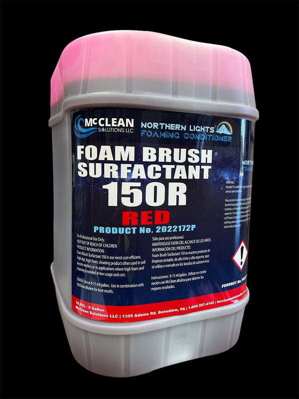 Soap - Foam Brush Red Surfactant 150 5-Gallon (18.93L) SS MCCLEAN