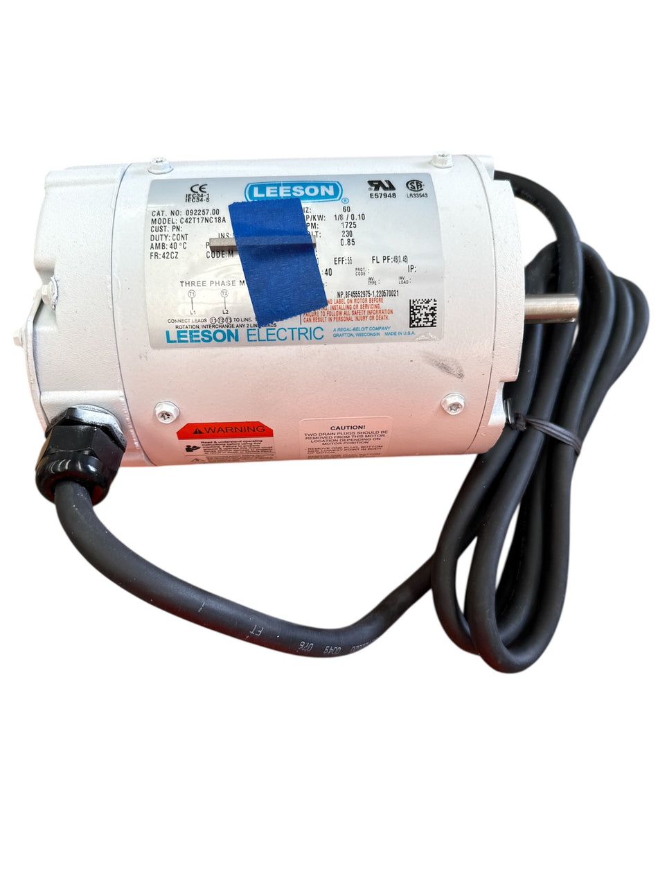 Motor - Oscillating Blower Motor w/retro kit - Leeson