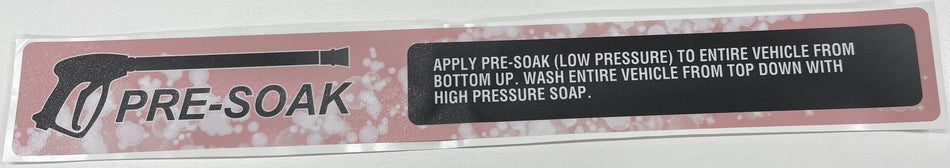 Menu Strip - Pre Soak