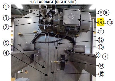 Motor - .37 KW - 1/2HP Carr/Trly - R3 and Arch
