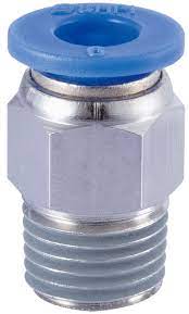 Push Lock Connector - 1/2" x 3/8" M