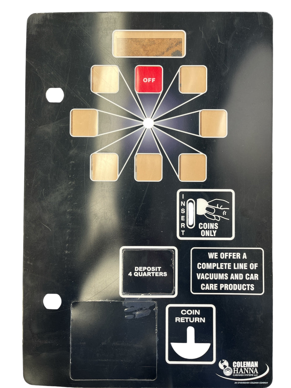 Decal - Bay Meter 8 Position Midnight Blue - Rotary Switch