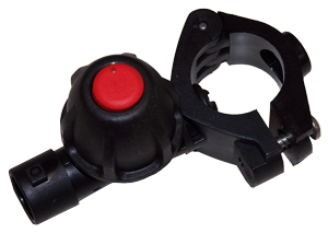 3/4 Hinged nozzle body with a built-in diaphragm check valve and quick coonect spray tip cap connection.