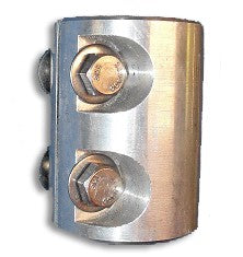 Split Coupling - 1" Bore w/hardware - Hanna