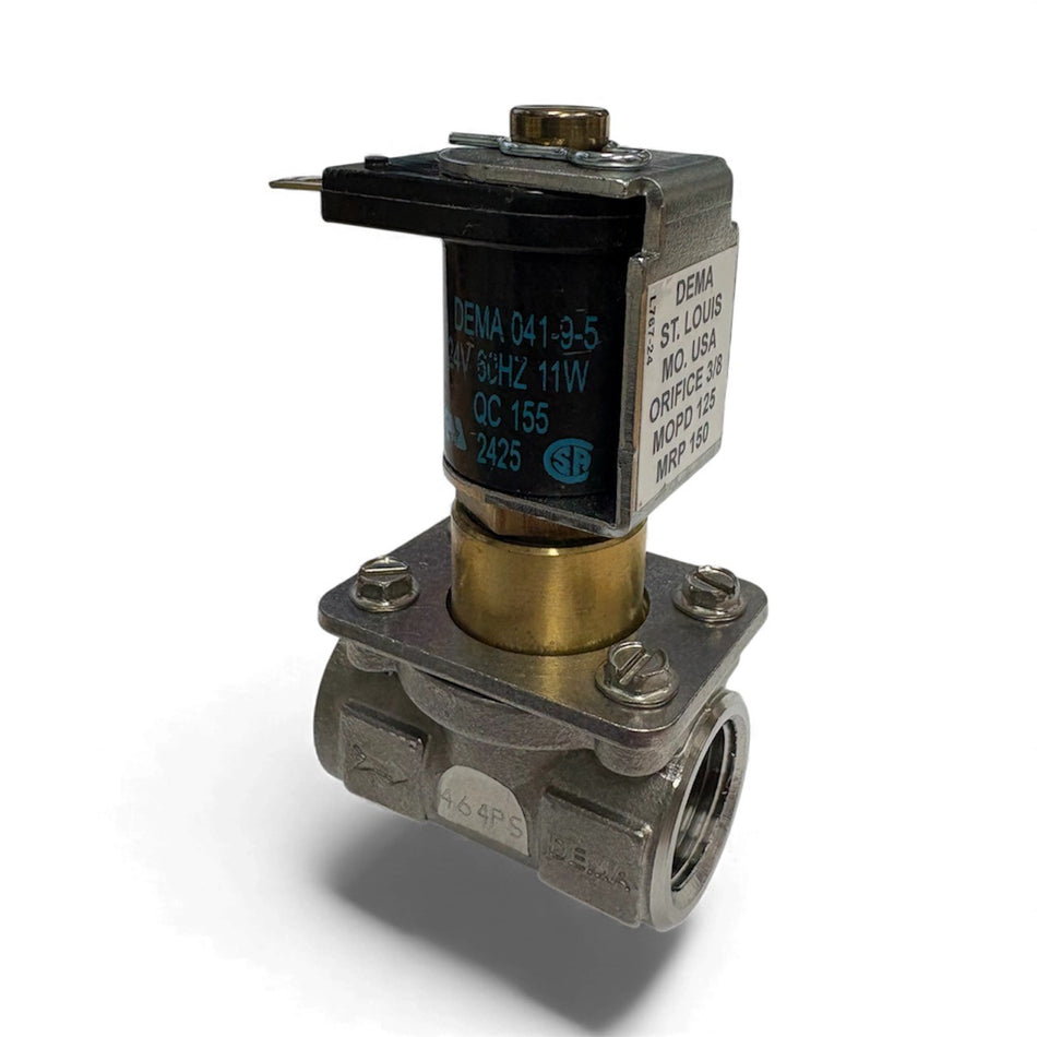 Solenoid Valve - 1/2” NO 24vac NPT 3-15 464PS (Repair Kit 61915-RK) DEMA