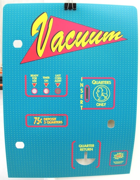 Decal - Door Vacuum Plain Teal