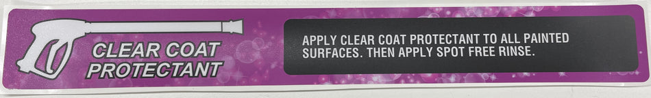 Menu Strip - Clear Coat Protectant