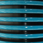 Vacuum Hose - 2" Teal / Black 15'