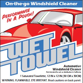 Decal - Vendor Insert - Wet Towel