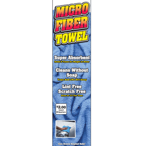 Decal - Micro Fibre Towel - Single Column