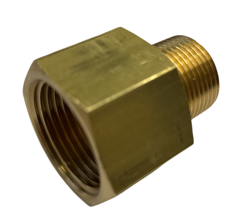 Adaptor - Reducing 1" F - 3/4" M - Brass