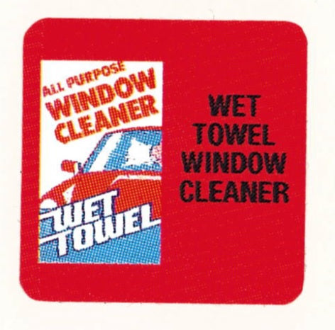 Decal - Vendor Insert - Wet Towel