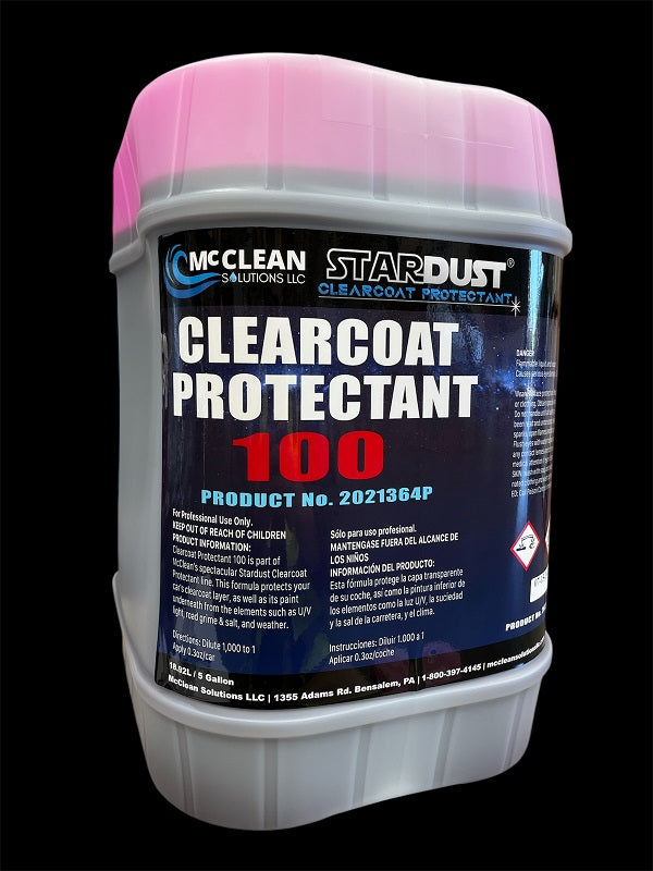 Protectant - Clearcoat 100 5-Gallon (18.93L) SS MCCLEAN