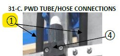 Hose Assy - 1/2” x 80” - Profile (2 Per Arm)