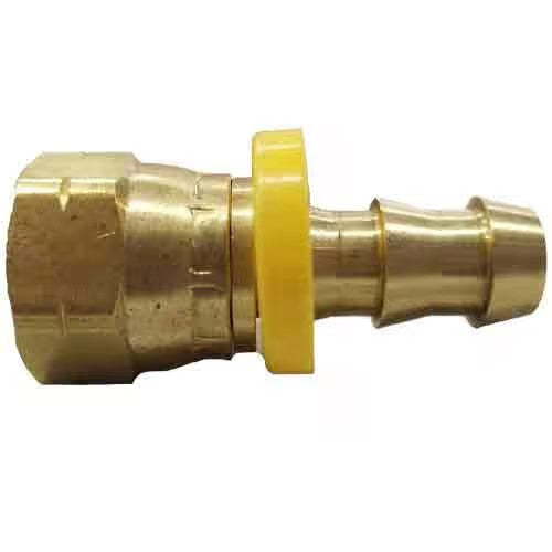 Push Lock Flare - SAE 45 F  Swivel - 3/8" - Brass