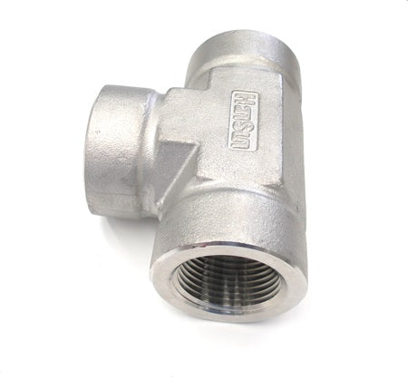Tee - 1" F NPT - SS High Pressure