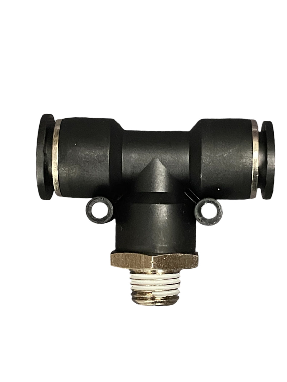 Fitting - Tube Tee 1/4" NPT x 1/2" T x 1/2"T WASHWORLD