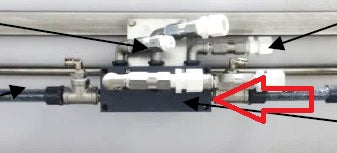 Manifold Block - Mixing HyperFlex - Carriage - Razor Double Barrel