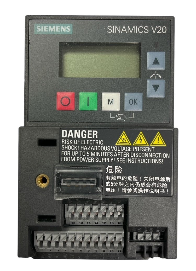 Drive - Variable Freq - 1/2 HP - 0.37 KW 1 PH - Siemens - Arch