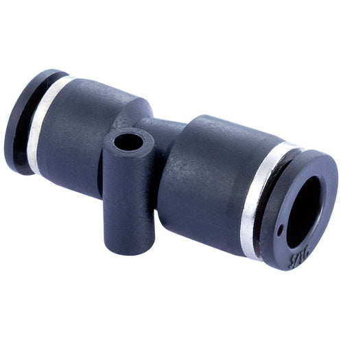 Push Lock Reducing Double Union - 1/2" X 3/8"