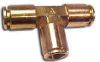 Push Lock Tube Tee - 3/8"