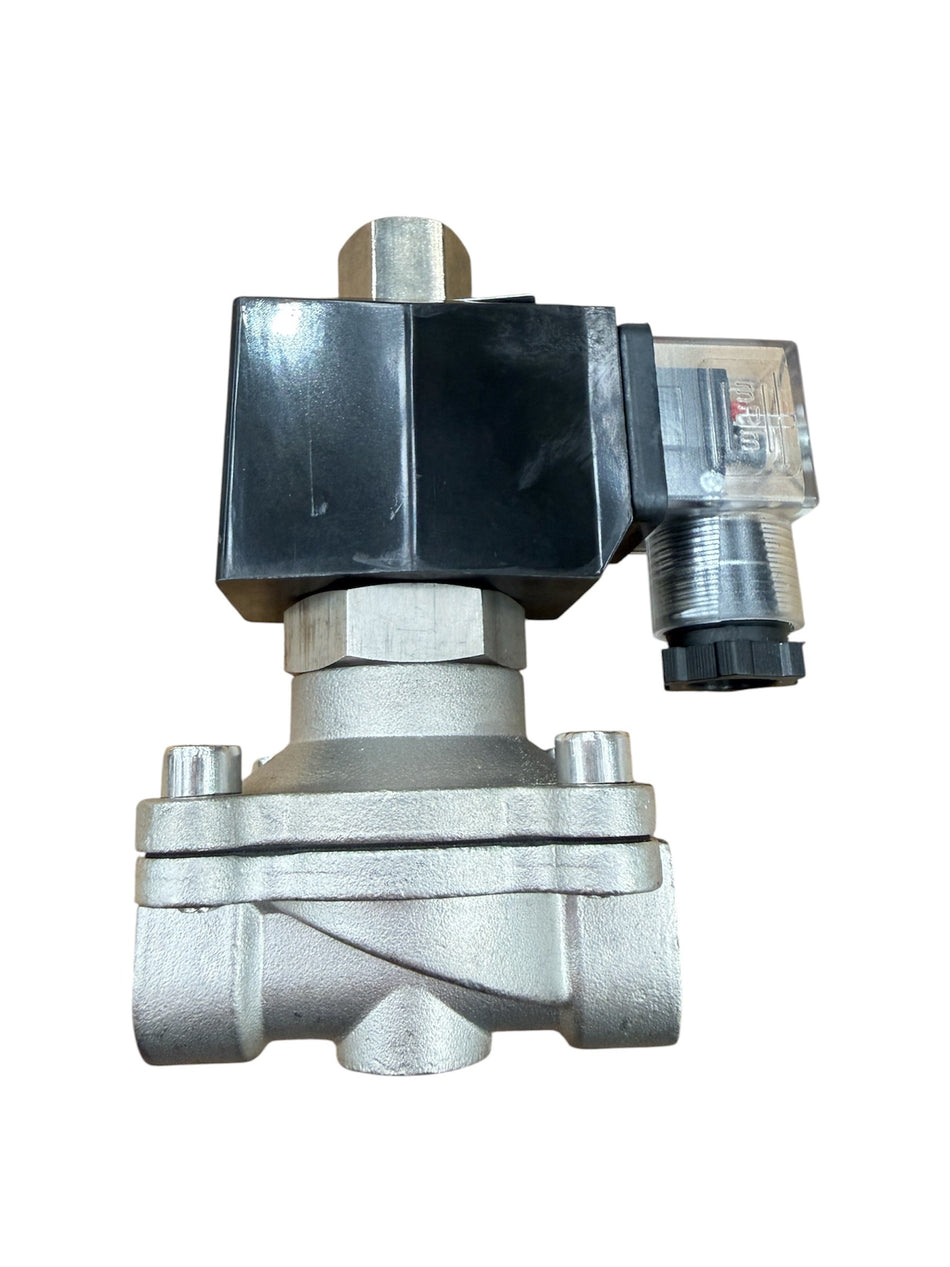 Valve - Sol - 1/2" SS - NO - 24VAC - NPT - Viton Seal