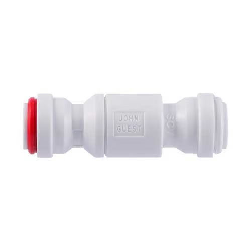 Push Lock In-Line Check Valve - 3/8" Plastic (62046)
