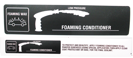 Menu Strip - LP Foam Wax Conditioner